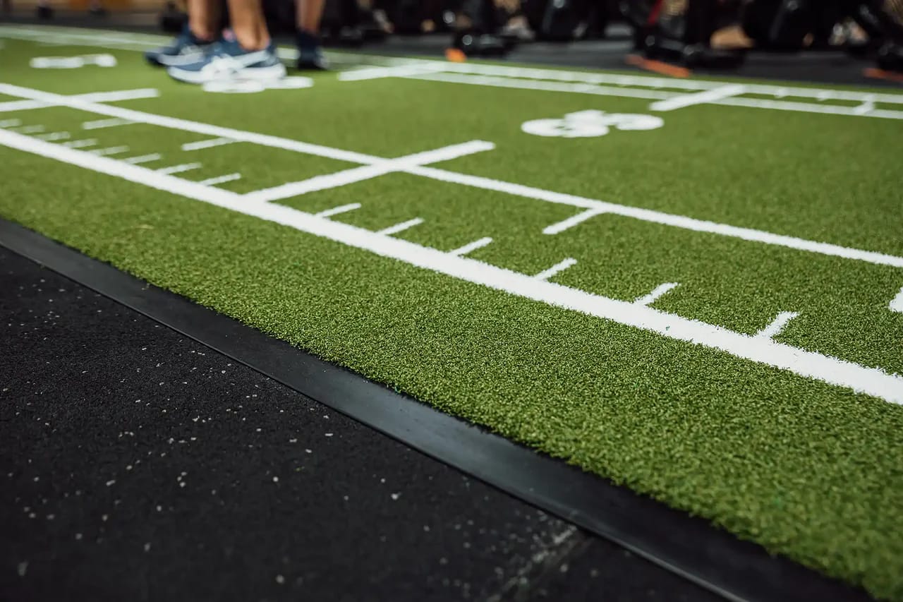 Heroturfs sports turf with woven markings under certified testing